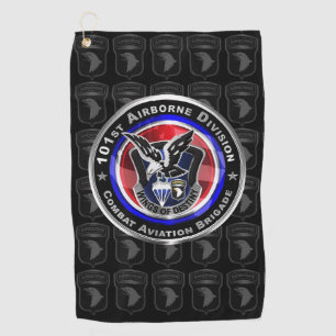 101st Airborne Division Combat Aviation Brigade Golf Towel