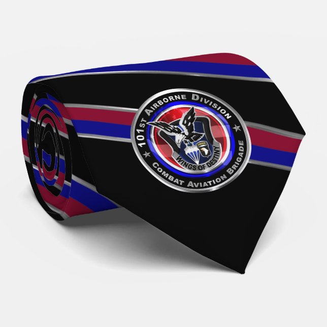 101st Airborne Division Combat Aviation Brigade  Neck Tie (Rolled)