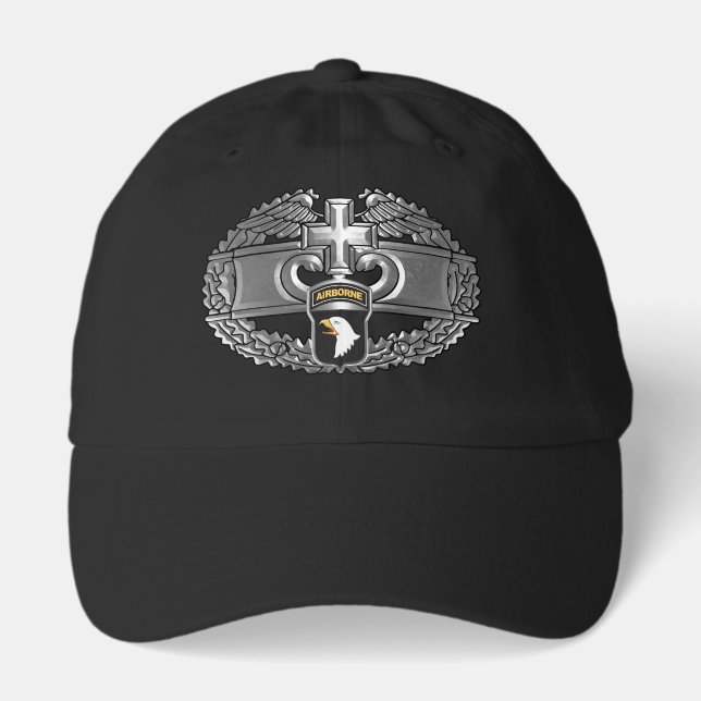 101st Airborne Division Combat Medical Badge Hat (Front)