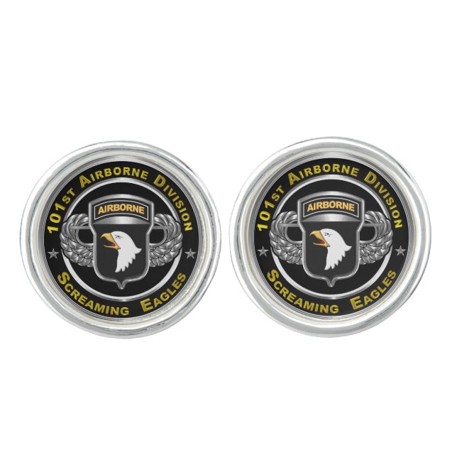 101st Airborne Division     Cufflinks (Front)