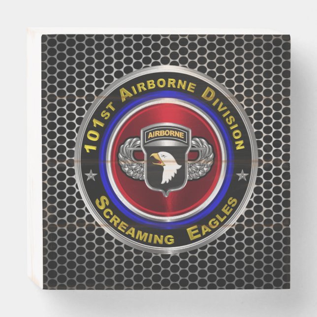 101st Airborne Division Custom Wooden Box Sign (Front Horizontal)