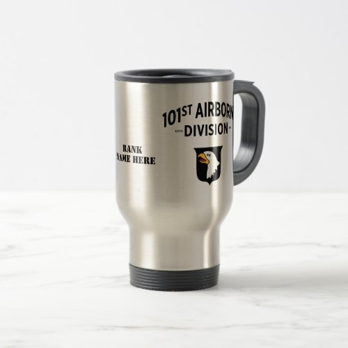 101st Airborne Division _ Customizable Travel Mug