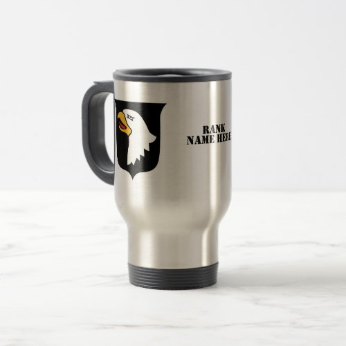 101st Airborne Division _ Customizable Travel Mug