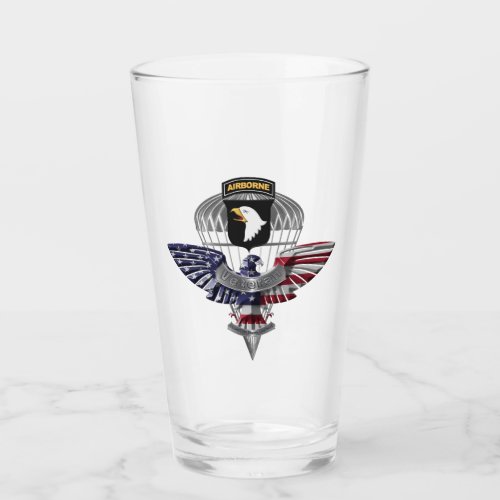 101st Airborne Division Customized Eagle Glass