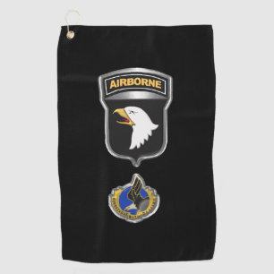 101st Airborne Division Customized Patch Insignia Golf Towel