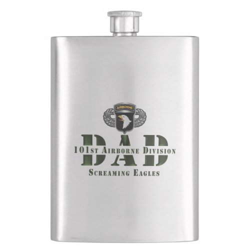 101st Airborne Division DAD Flask