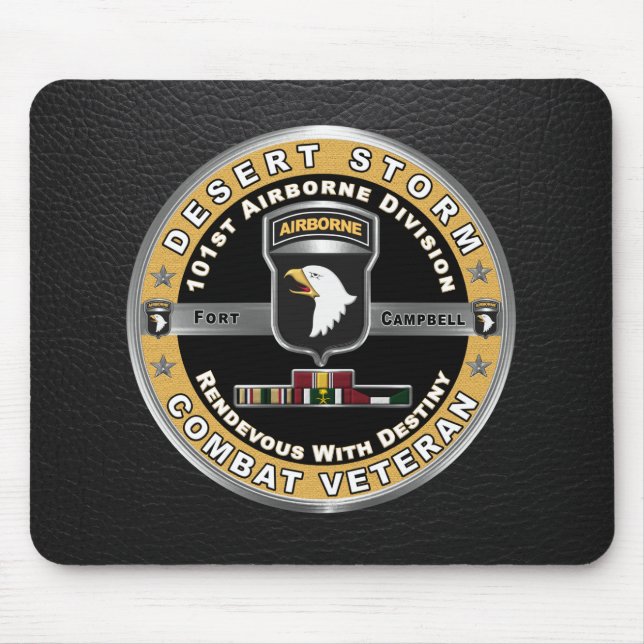 101st Airborne Division Desert Storm Mouse Pad (Front)