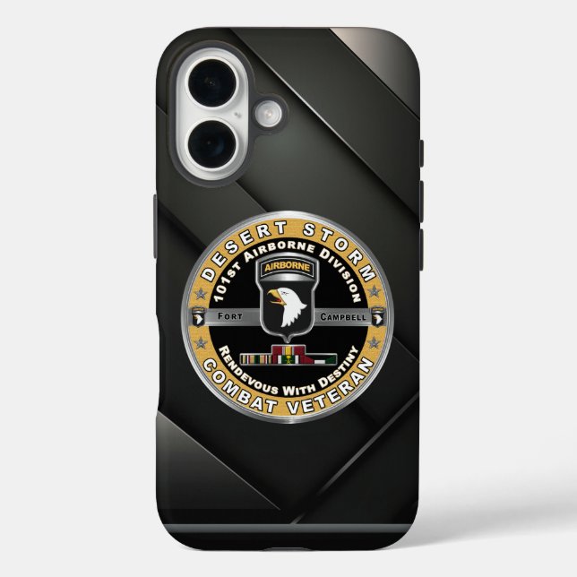 101st Airborne Division Desert Storm Veteran Case-Mate iPhone Case (Back)