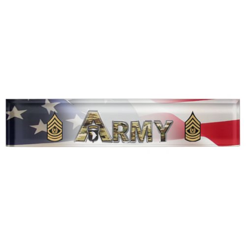 101st Airborne Division  Desk Name Plate