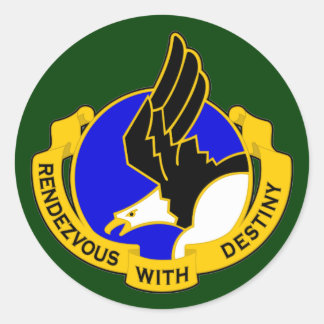101st Airborne Division DUI Classic Round Sticker