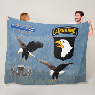 101st AIRBORNE DIVISION Fleece Blanket