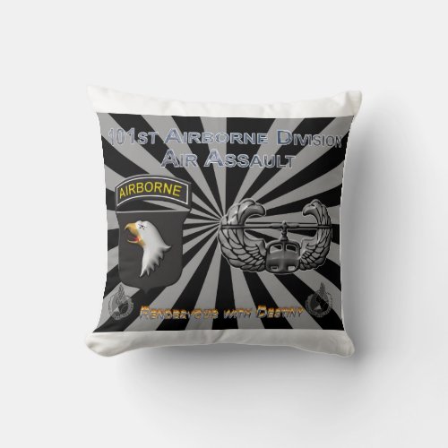 101st Airborne Division Gift Throw Pillow