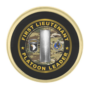 101st Airborne Division Gold Finish Lapel Pin