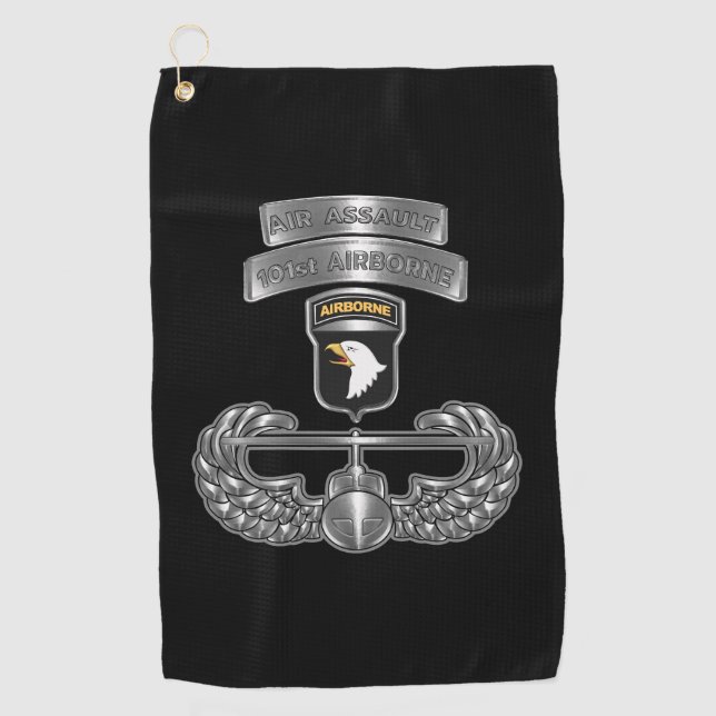 101st Airborne Division  Golf Towel (Front)