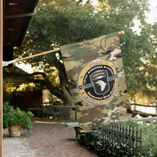 101st Airborne Division Iraq Veteran House Flag