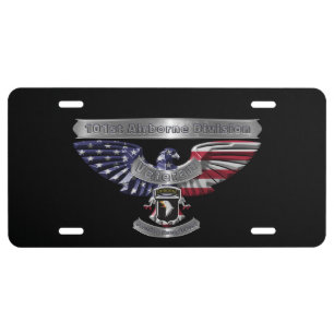 101st Airborne Division License Plate