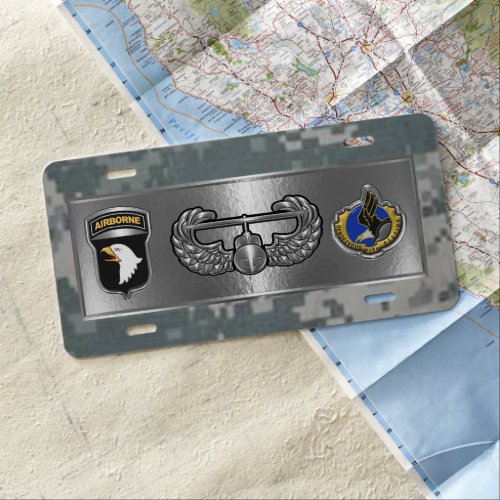 101st Airborne Division License Plate