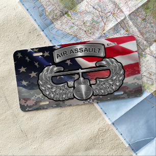 101st Airborne Division License Plate