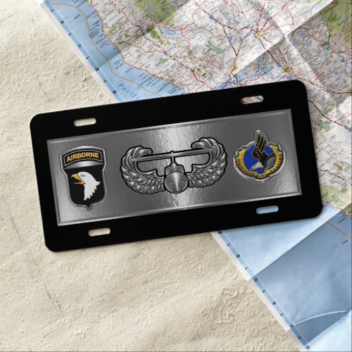 101st Airborne Division License Plate