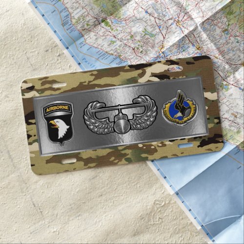 101st Airborne Division License Plate