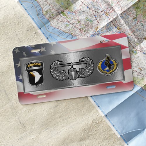 101st Airborne Division License Plate