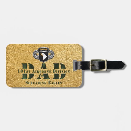 101st Airborne Division  Luggage Tag