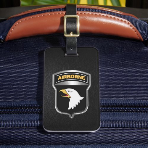 101st Airborne Division  Luggage Tag