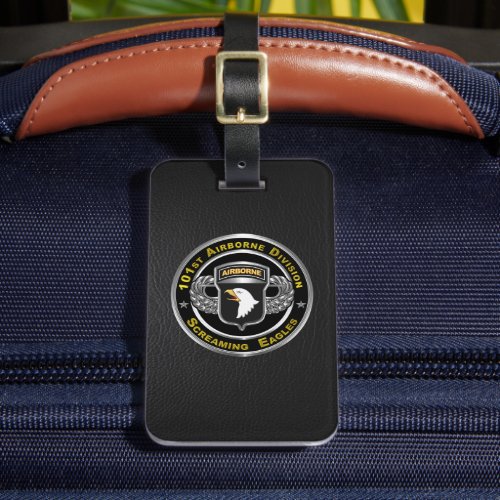 101st Airborne Division   Luggage Tag