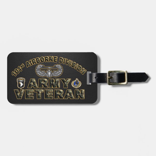 101st Airborne Division  Luggage Tag (Front Horizontal)