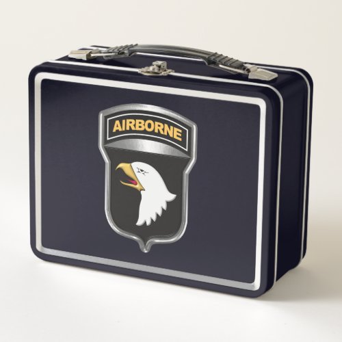 101st Airborne Division Metal Lunch Box