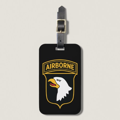 101st Airborne Division - Military Patch Luggage Tag