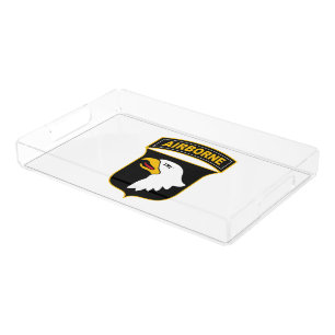 101st Airborne Division Military Veteran Acrylic Tray