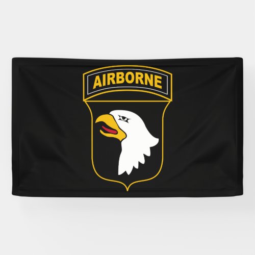 101st Airborne Division Military Veteran Banner