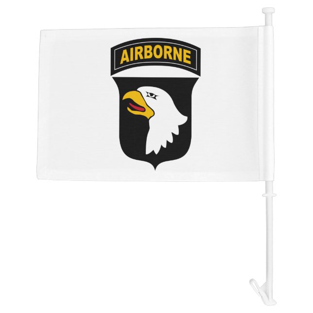 101st Airborne Division Military Veteran Car Flag (Back)