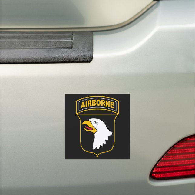 101st Airborne Division Military Veteran Car Magnet (In Situ)