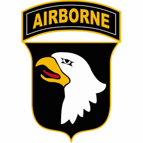 101st Airborne Division Military Veteran Cutout