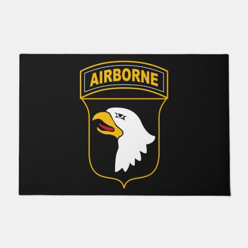 101st Airborne Division Military Veteran Doormat