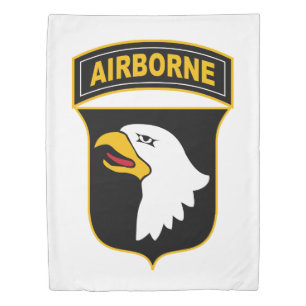 101st Airborne Division Military Veteran Duvet Cover