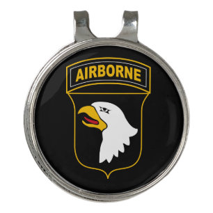 101st Airborne Division Military Veteran Golf Hat Clip