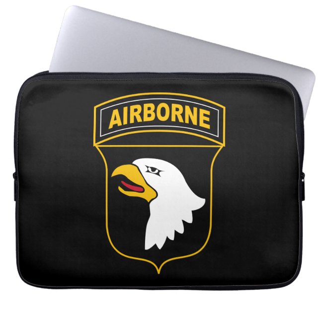 101st Airborne Division Military Veteran Laptop Sleeve (Front)