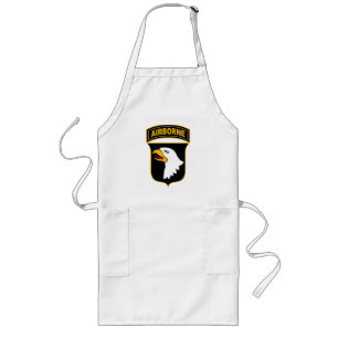 101st Airborne Division Military Veteran Long Apron