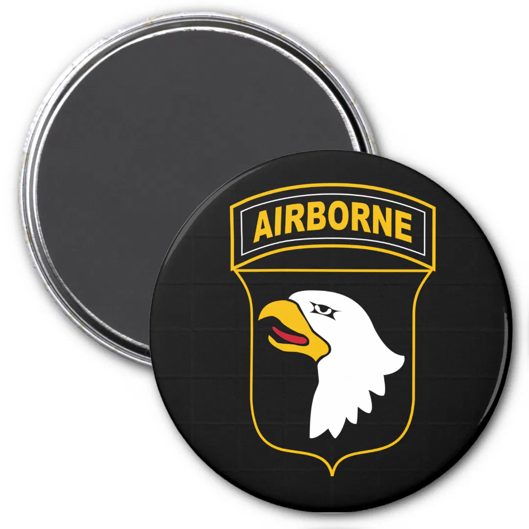 101st Airborne Division Military Veteran Magnet (Front)