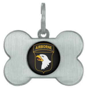 101st Airborne Division Military Veteran Pet ID Tag