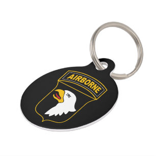 101st Airborne Division Military Veteran Pet ID Tag