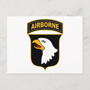 101st Airborne Division Military Veteran Postcard