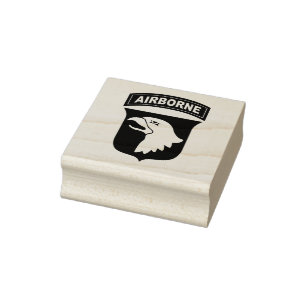 101st Airborne Division Military Veteran Rubber Stamp