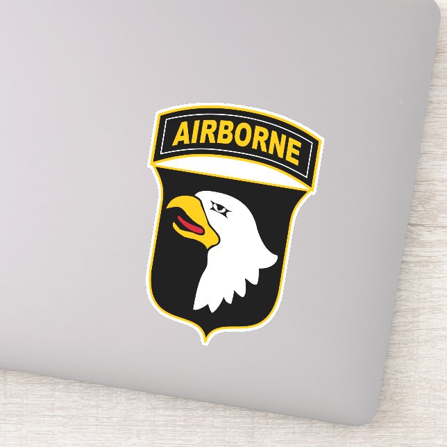 101st Airborne Division Military Veteran Sticker (Detail)