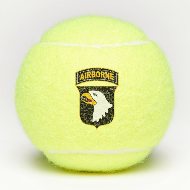 101st Airborne Division Military Veteran Tennis Balls (Front)