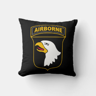 101st Airborne Division Military Veteran Throw Pillow