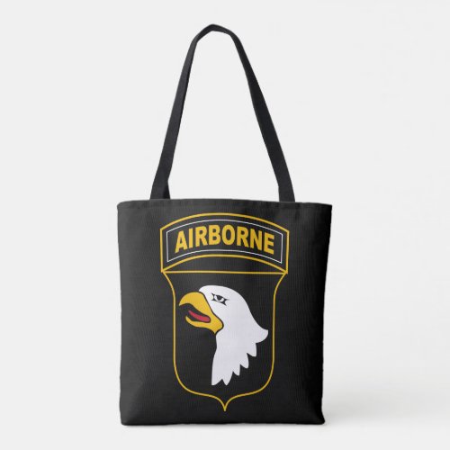 101st Airborne Division Military Veteran Tote Bag